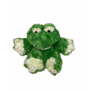 Green 11 inch Beanbag Plush Frog Stuffed Animal Vintage